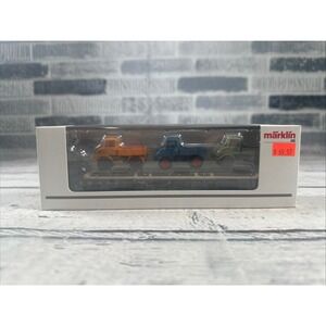 Märklin 46286 H0 DB Rkmp 656 Flat Car 3 Mercedes Unimog U406 Trucks Boxed NEW